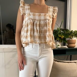 Plaid Crop Top